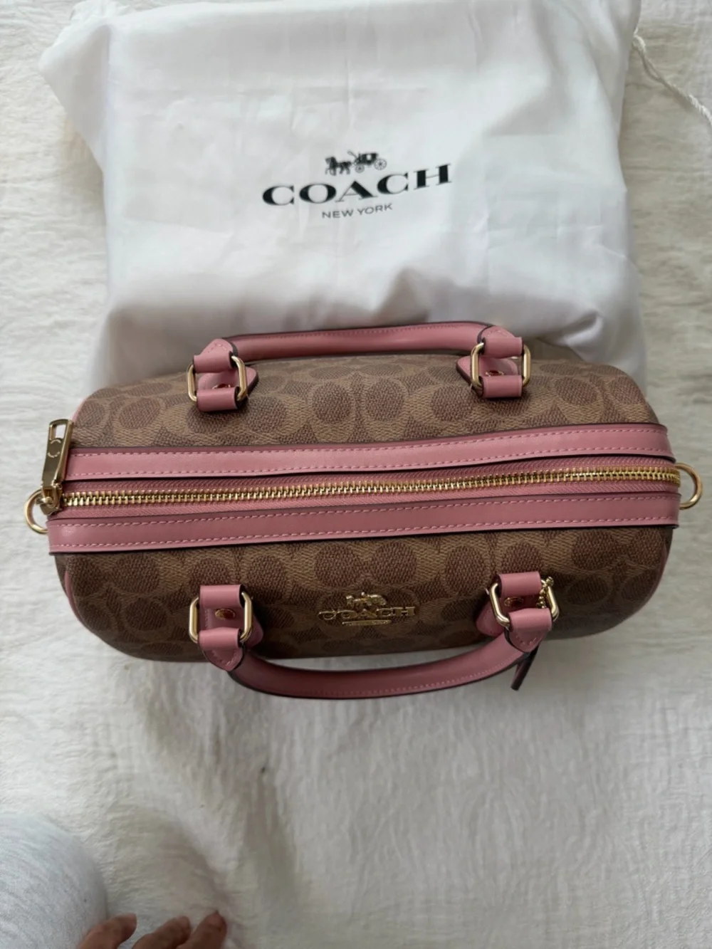 Coach Rowan Satchel Signature Canvas - Picture 4 of 16